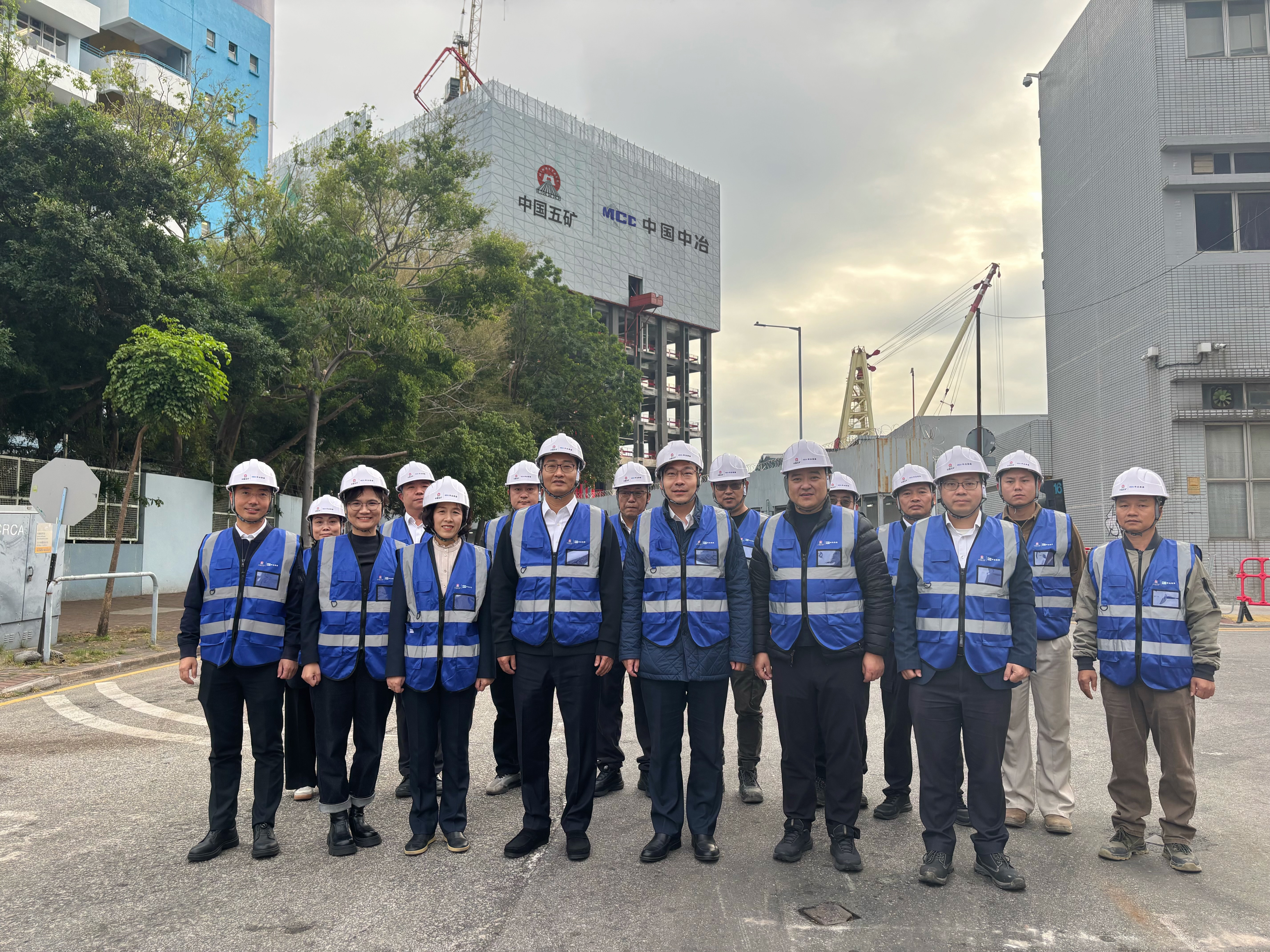 帶班檢查香港大樓項目